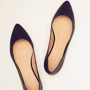 Nisolo Black Ava Ballerina Flat